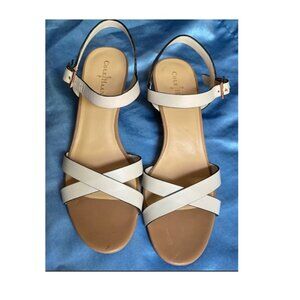 Cole Haan women's 7 1/2 white leather sandals